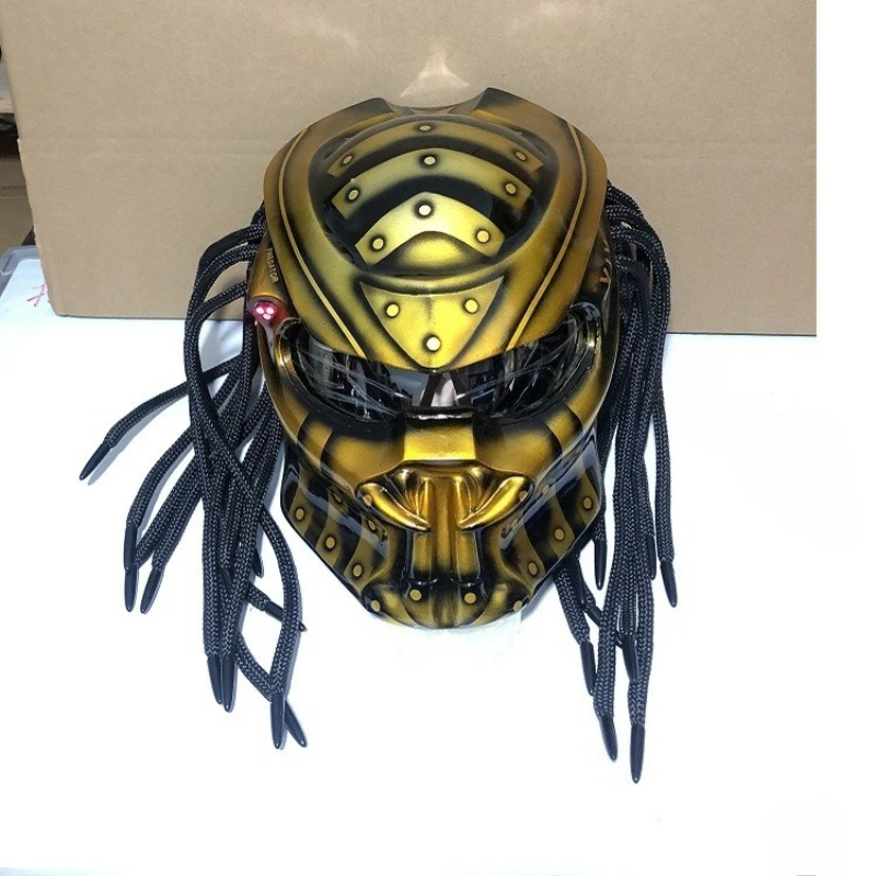 Custom Predator Motorcycle Helmet - Casque de moto intégral Racing Predator