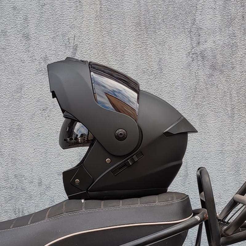 Dual Visor Motorcycle Racing Helmet - ORZ dernier casque de moto à