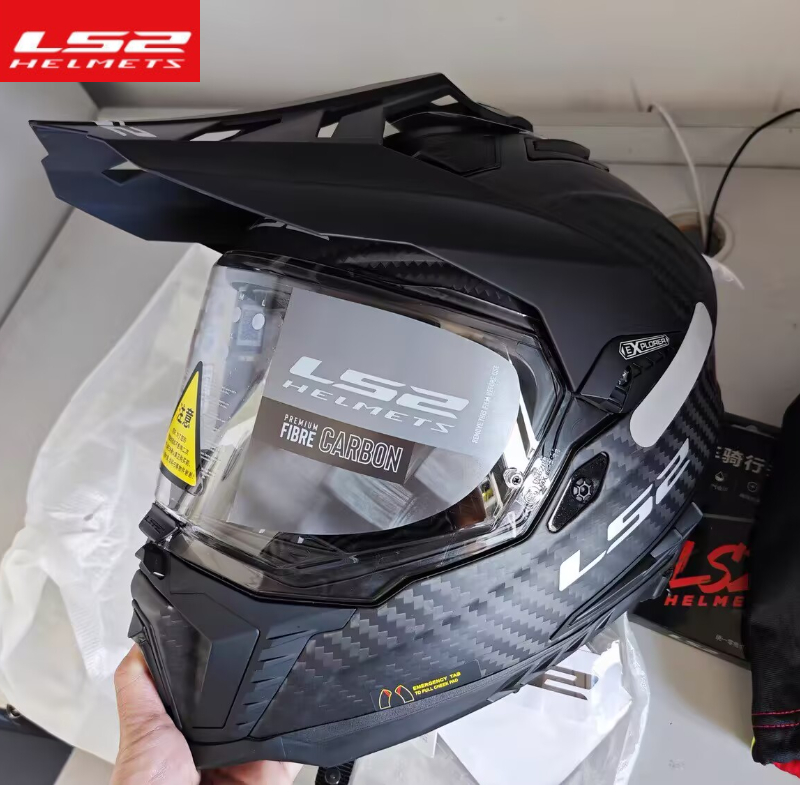 Carbon Fiber Lightweight Motorcycle Helmet - Casque de moto intégral léger en