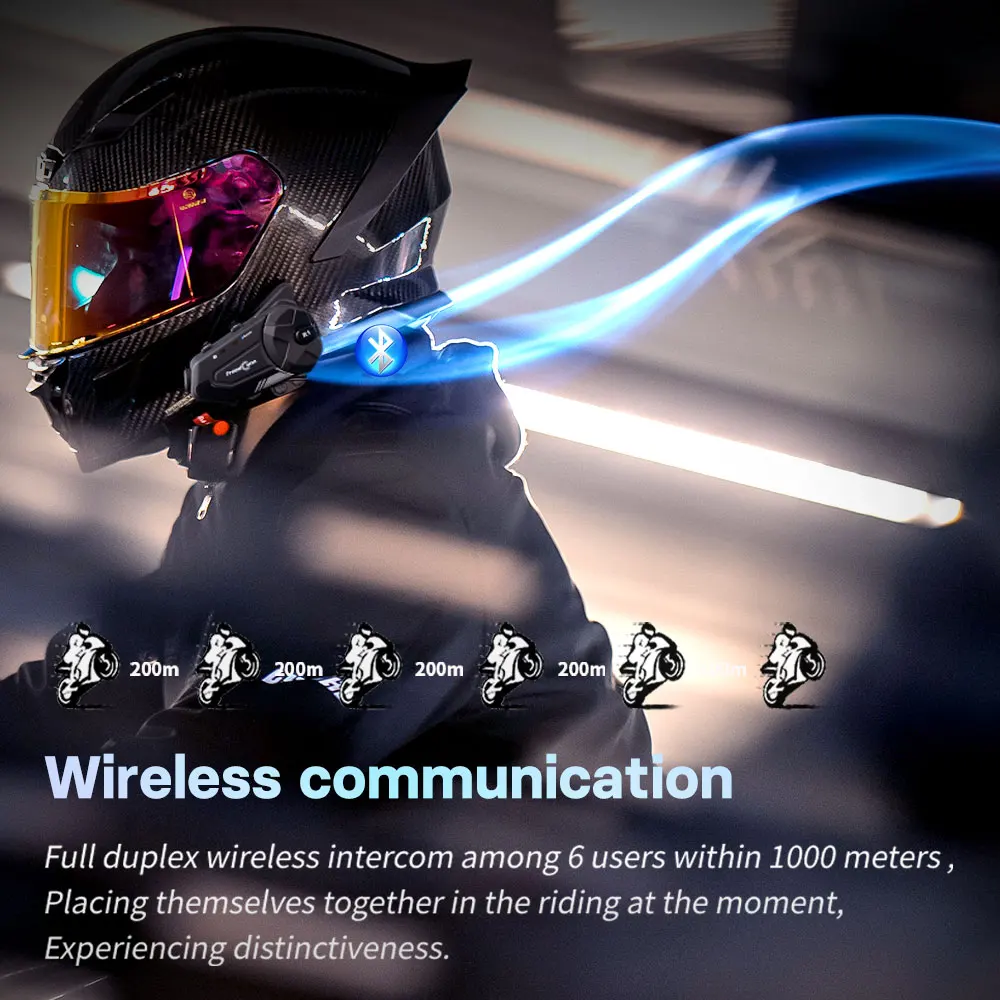 Freedconn Moto interphone Auto - Universal Motorcycle Helmet Intercom Headset avis et prix