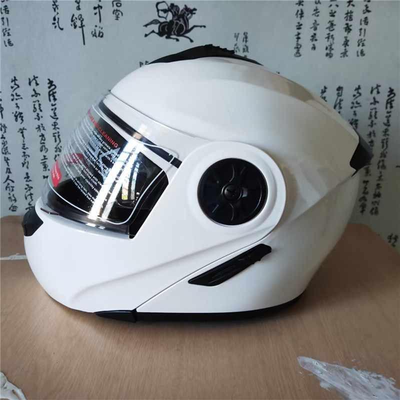 Moto modulaire rabattable avec - Motorcycle Helmet Inner Sun Visor Lens avis et prix
