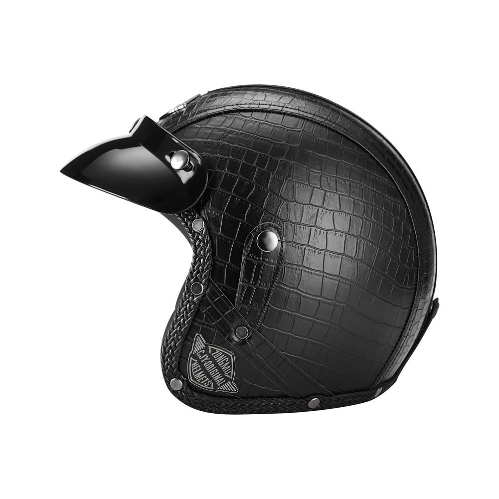 D'expériences de moto rétro à  - Vintage Open Face Retro Helmet avis et prix