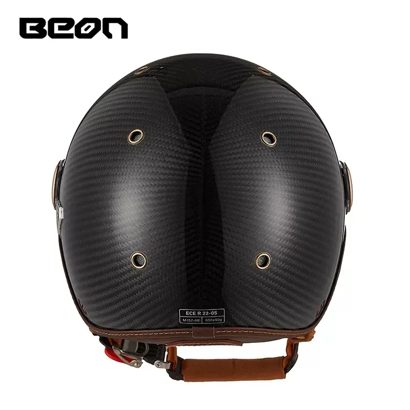 BEON BR13 rétro visage ouvert  - Vintage Open Face Retro Helmet avis et prix