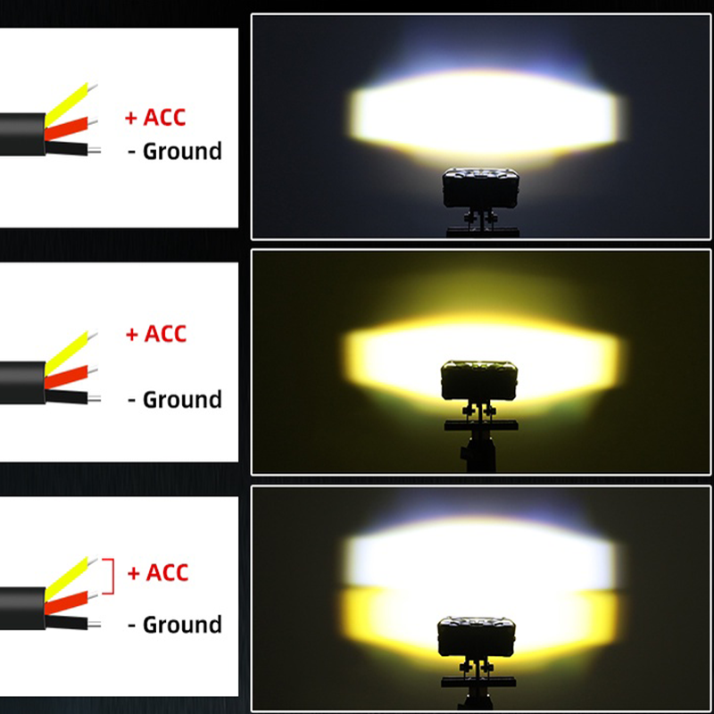 Projecteur Led de 3 pouces pou - Universal Motorcycle Led Headlight Projector avis et prix