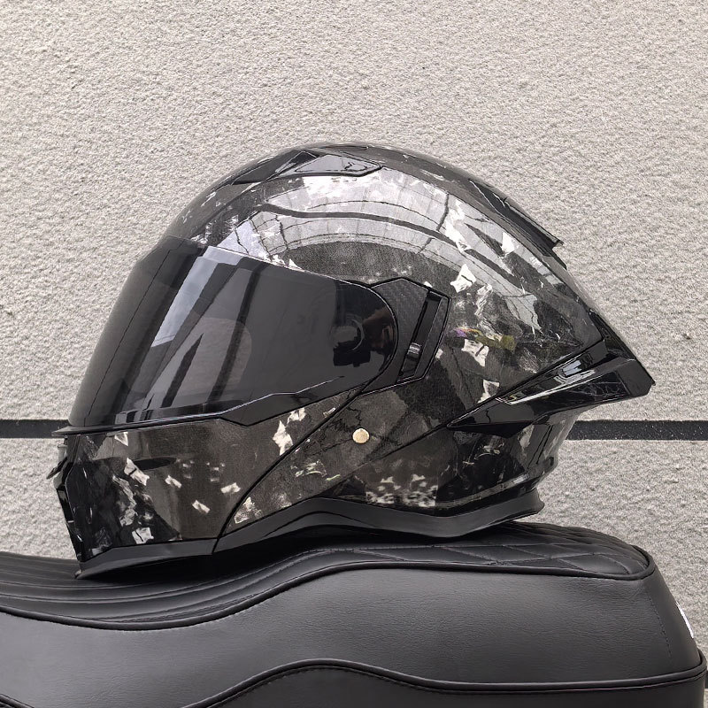 Casque de moto modulable intég - Modular Flip Up Motorcycle Helmet Dot Approved avis et prix