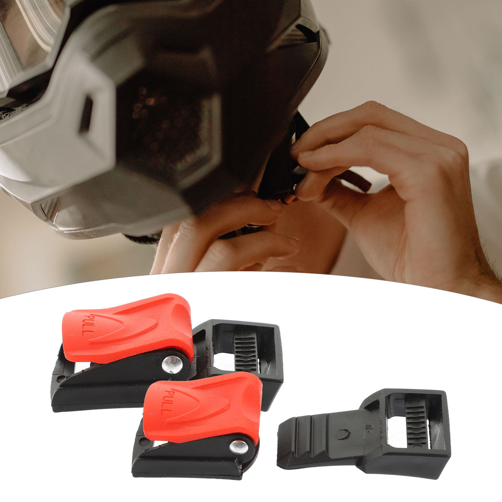 10 pièces, boucle à dégagement - Quick Release Buckle Motorcycle Helmet avis et prix