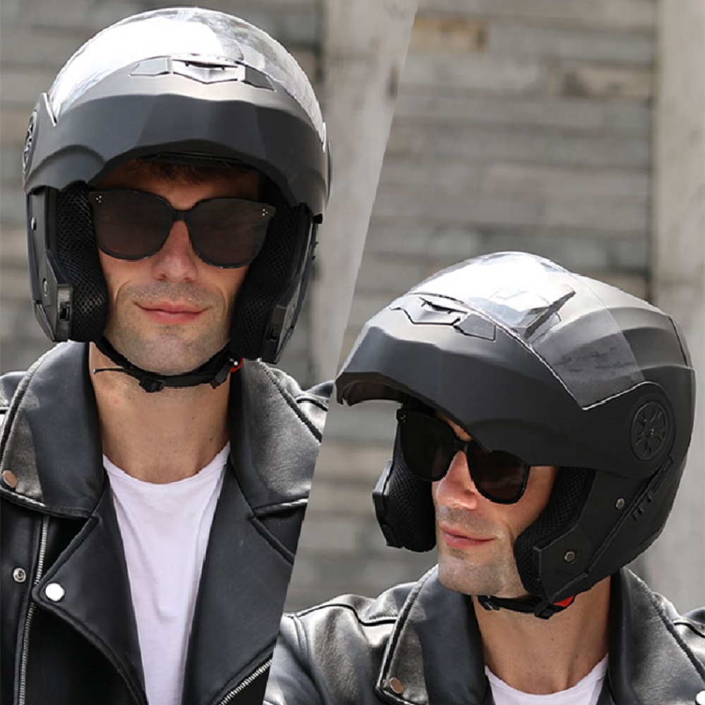Casque intégral personnalisé r - Modular Flip Up Motorcycle Helmet Dot Approved avis et prix